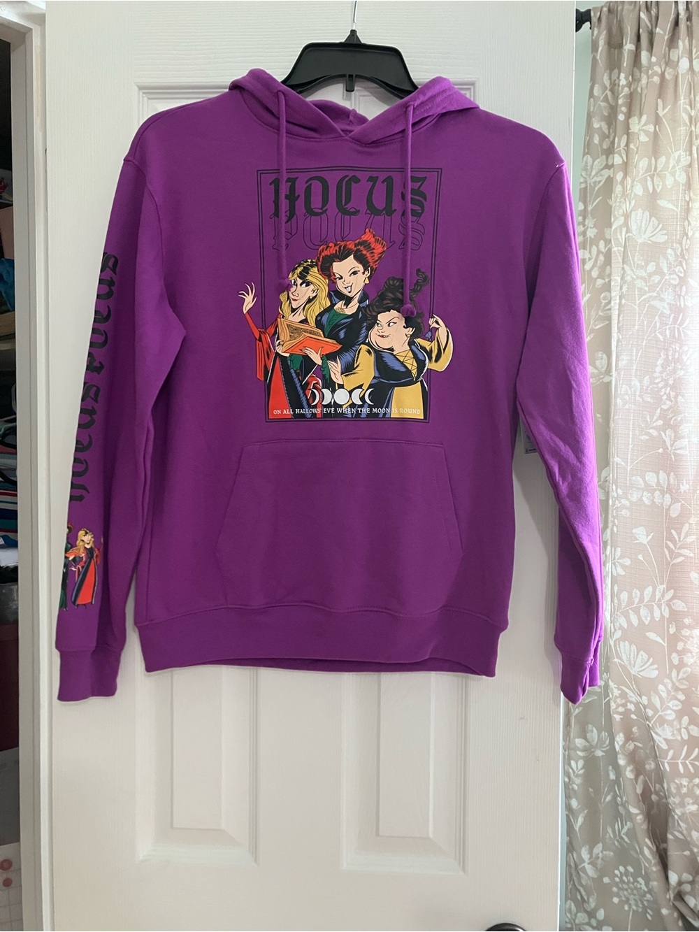 Purple Hocus Pocus Graphic Hoodie - Women's Sweatshirt